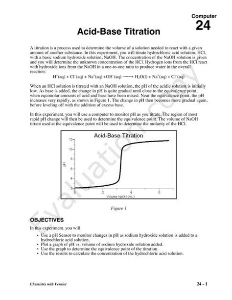 Experiment Clipart Titration Titration Diagram With Ph Meter Free Hot Sex Picture