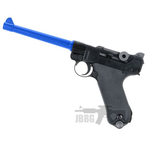 We Europe P08 Luger Gas Blowback Airsoft Pistol 6 Inch Just Bb Guns