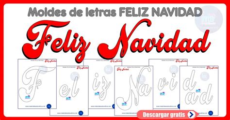 Moldes De Letras Feliz Navidad Para Imprimir Dibuja Las Letras De My