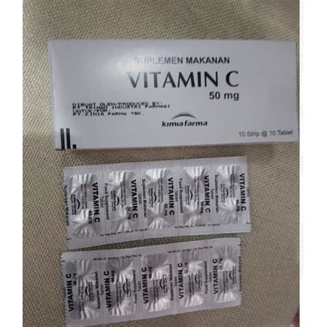 Vitamin C Kimia Farma Mg Strip Lazada Indonesia