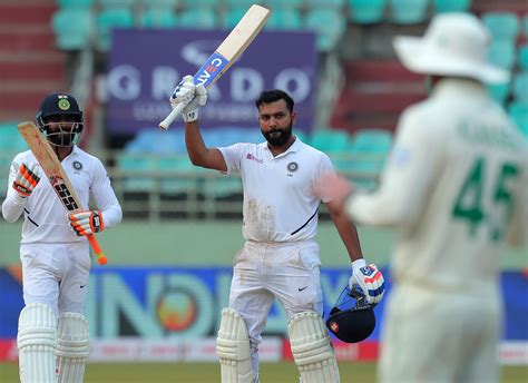 Rohit Smashes Historic Ton as First Test Heads for Exciting Finish