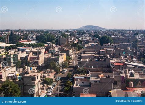 Iztapalapa View in Mexico City Stock Photo - Image of aerial, plaza: 256860498