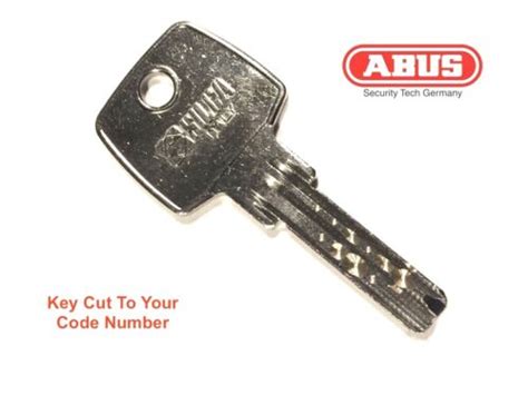 Replacement Abus Bricard Cisa Dimple Keys Cut To Code Number Free