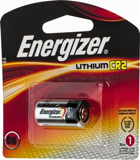 MSC Energizer EL1CR2BP Size CR2 Lithium Photo Battery 3 Volts Flat