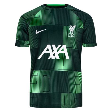 Liverpool Tr Nings T Shirt Dri Fit Pre Match Gr N Poison Green Hvid B Rn