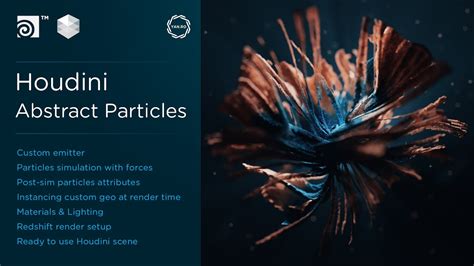 Houdini Tutorial Abstract Particles Using Redshift Hip File YouTube