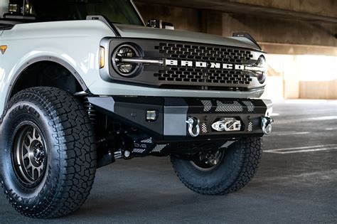 Ford Bronco Bronco Sport Mto Series Winch Front Bumper By Dv8 Offroad