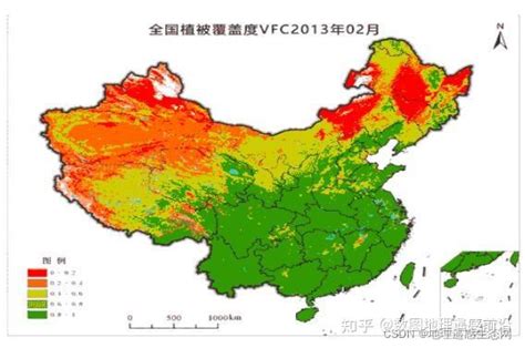 全国植被覆盖度VFC逐月数据 NDVI 净初级生产力NPP 植被类型 知乎