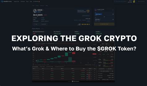 Grok Crypto What Is Grok Where To Buy The Grok Token