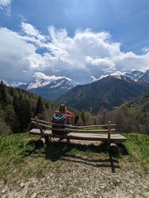 Monte Punta Dalla Val Zoldana Panorama Sulle Dolomiti Bagaglio Leggero