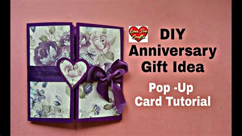 Diy Anniversary T Idea Anniversary Valentines Day Card Pop