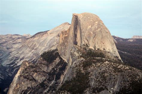 Half Dome Yosemite National Park Stock Photo Image Of Mounds Forest