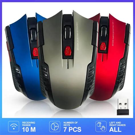 Rat N Inal Mbrico De 2 4G Y 6 Teclas Para Juegos Receptor USB De