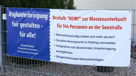 „nein“ Protest Gegen Flüchtlingsunterkunft Anwohner Sammeln über 500 Unterschriften