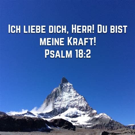 Psalm 18 2 Ich liebe dich HERR Du bist meine Kraft Hoffnung für