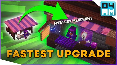 Fastest Way To Upgrade Village Merchants Traders In Minecraft