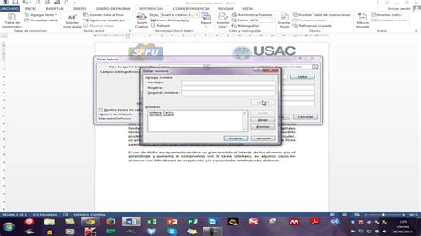 ¿cómo Crear Citas Bibliográficas En Word Youtube