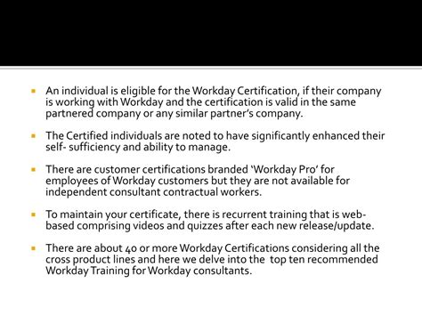 Ppt Top 10 Workday Certification Courses For Workday Consultants Powerpoint Presentation Id