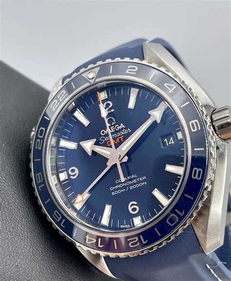 OMEGA SEAMASTER PLANET OCEAN 600M BLUE TITANIUM COAXIAL CHRONOMETER