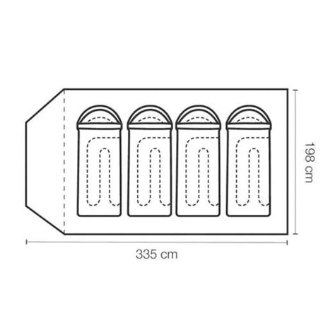 Carpa Coleman Darwin 2 0 4p Con Ábside Waterproof Tent COLEMAN