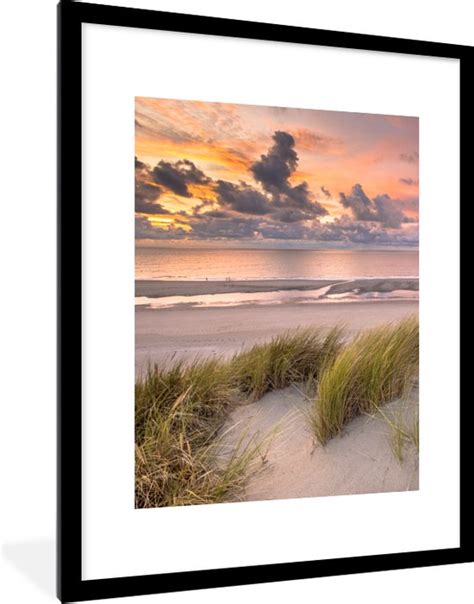 PosterMonkey Fotolijst Poster Strand Strand Zee Duin