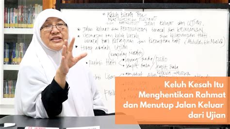 Keluh Kesah Itu Menghentikan Rahmat Ustadzah Dyah Rachmawati YouTube