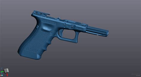 Stl File Glock 17 Gen 4 Stl 3d Model Real Gun Scan 🔫 ・3d Print Model To