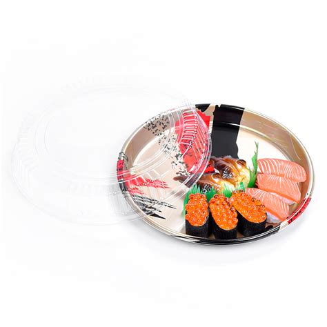 Sunzza Custom Disposable Sushi Party Tray Container