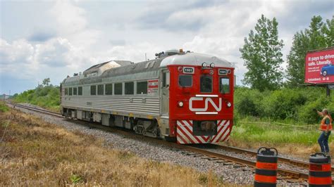 Cn The Cn Test Train On The Walkley Line Spur In Ottawa Youtube