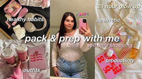 PACK PREP W ME FOR VACATION Outfits 24 Hour Glow Up Self Care