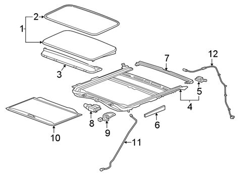 Gmc Sierra 2500 Hd Sunroof Seal Right Front Crew Cab 84467944
