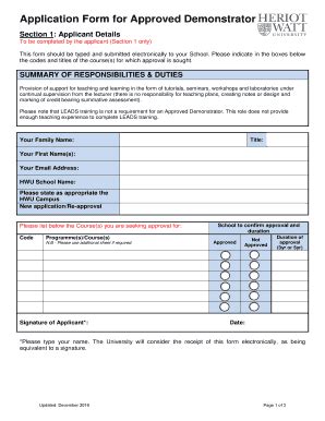 Fillable Online Hw Ac Heriot Watt University Proposal Form For Approved