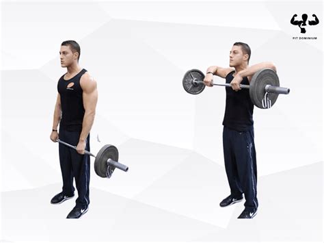 Barbell Upright Row How To Benefits FitDominium