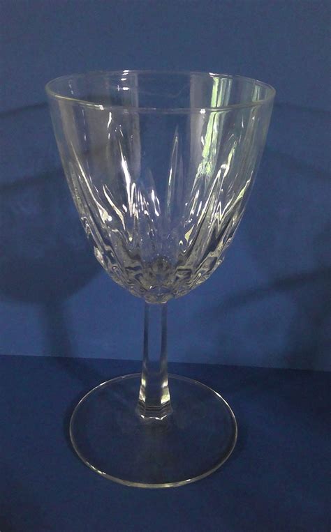 Arcoroc Cristal D Arques Durand Diamant Claret Wine Glasses Set Of