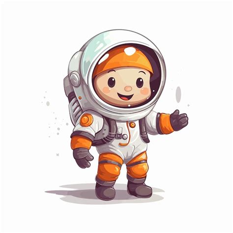 Premium Vector Astronaut And Space Illustration