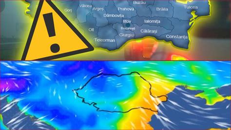 Alerte Meteo ANM cod portocaliu până luni Vremea schimbă foaia în