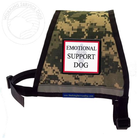 Reflective Emotional Support Dog Vest with ID Badge Holder