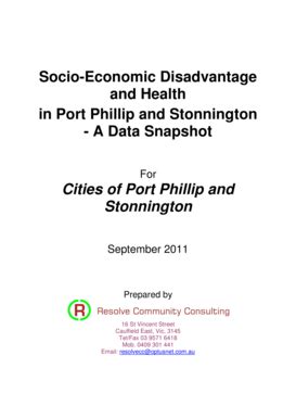 Fillable Online Portphillip Vic Gov SIP Public Housing Data Snapshot