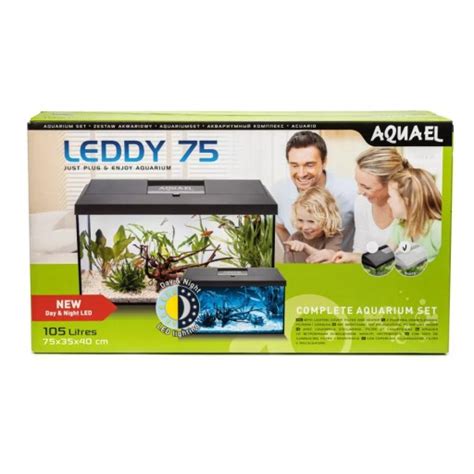 Aquael Leddy Plus Day Night Zestaw Akwarium L Led Bia Y