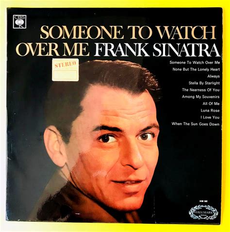 Frank Sinatra Someone To Watch Over Me Berk Plak