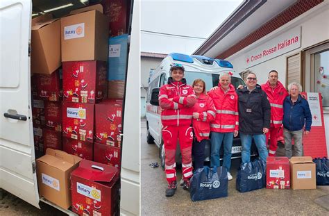 San Donà il Rotary Club dona 200 borse di generi alimentari alla Croce