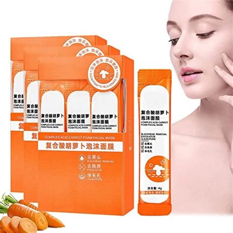 Carrot Bubble Mask Carrot Foam Smear Facial Mask Moisturizing Pore