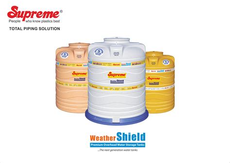 Advanced Technology Water Storage Tanks By Supreme WeatherShield