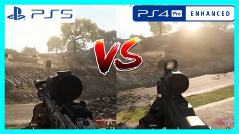 Warzone Ps5 Vs Ps4 Pro Loading Time And Graphic Comparison Youtube