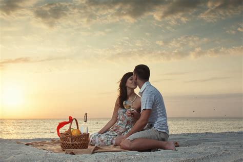 Romantic Date On The Beach