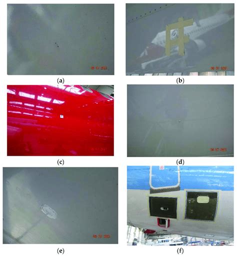 Images Of Different Types Of Defects In Aircraft Structures A