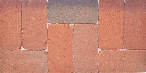 Rumbled Full Range Paver Tile Pine Hall Brick