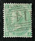 GB QV 1865 67 1 Green SG101 Pl 4 Wmk Emblems Fine Dundee No 114