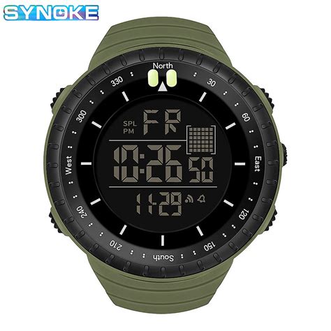 Synoke New Men S Watches Outdoor Sport Military Digital Watch M