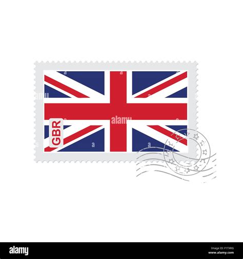 British Flag Old Postage Stamp Stock Vector Images Alamy